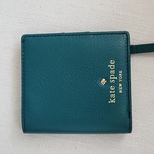 Katrina Spade teal wallet